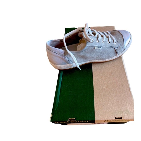 Josef Seibel Grey Suede Sneakers - EU 36 (US 5.5-6) - New in Box preppy classic - Picture 7 of 16